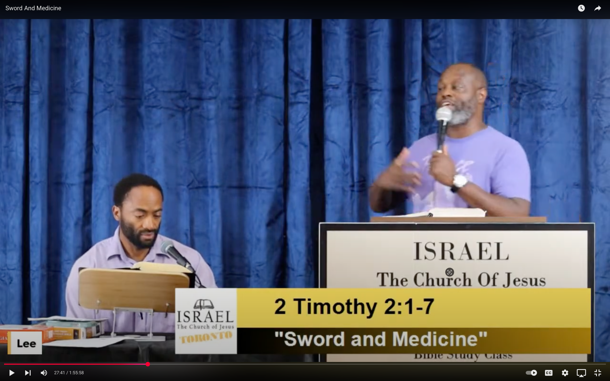 ICOJ Toronto Sword and Medicine